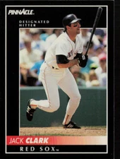 Jack Clark 1992 Pinnacle #85 Boston Red Sox Baseball Card