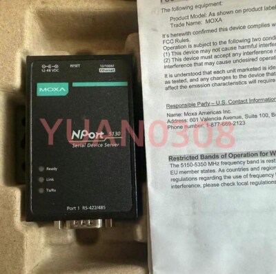 NEW MOXA NPORT 5130 serial server DHL Fast delivery