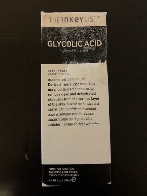 the inkey list glycolic acid toner ingredients