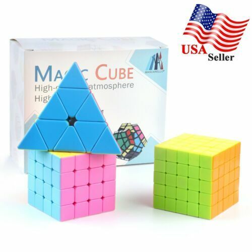 3×3×3 Pyramid Magic Speed Cube Triangle 3D Puzzle Cube, by SHUYUE