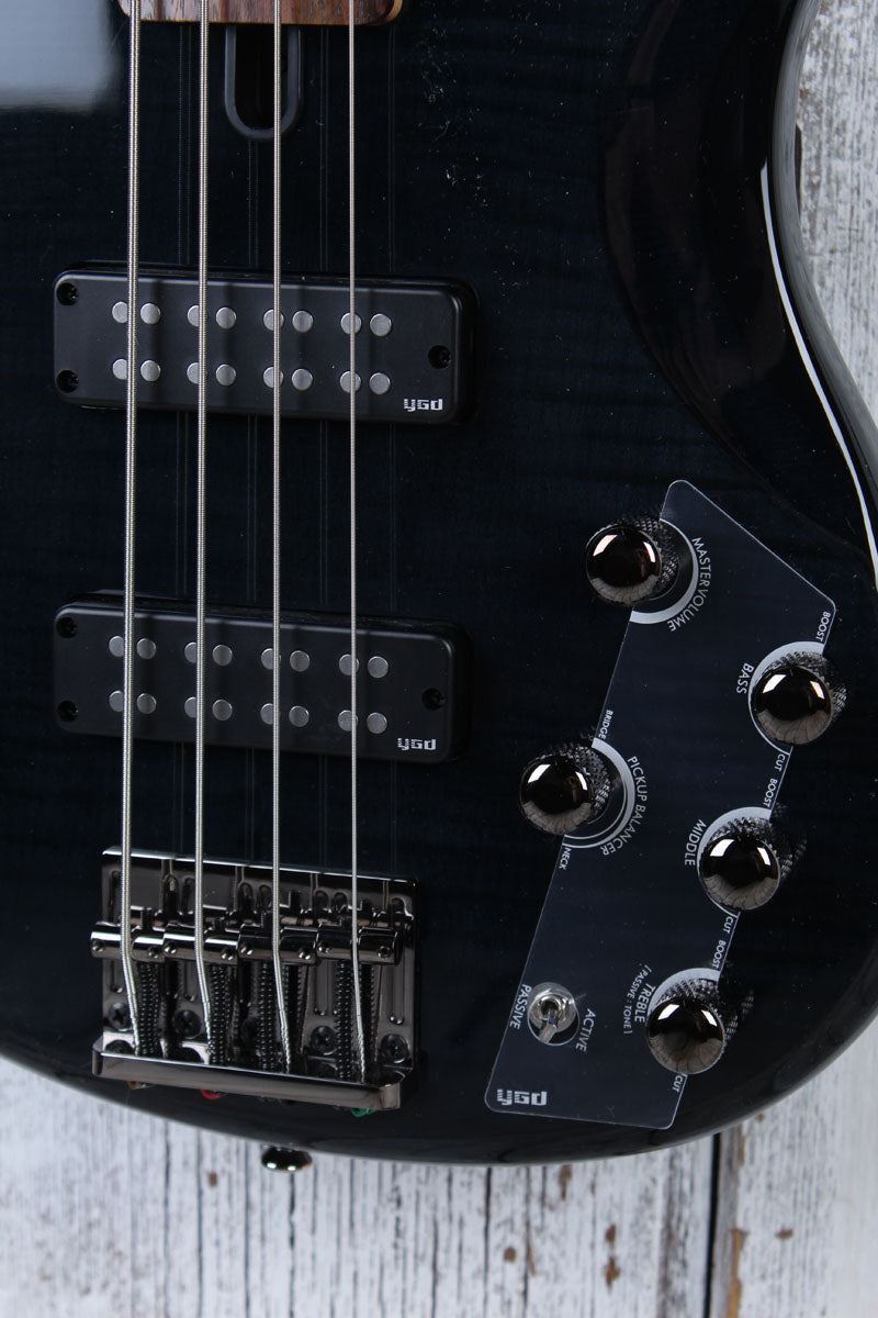 Yamaha TRBX604FM TBL 4 String Electric Bass Guitar Flame Maple Top 