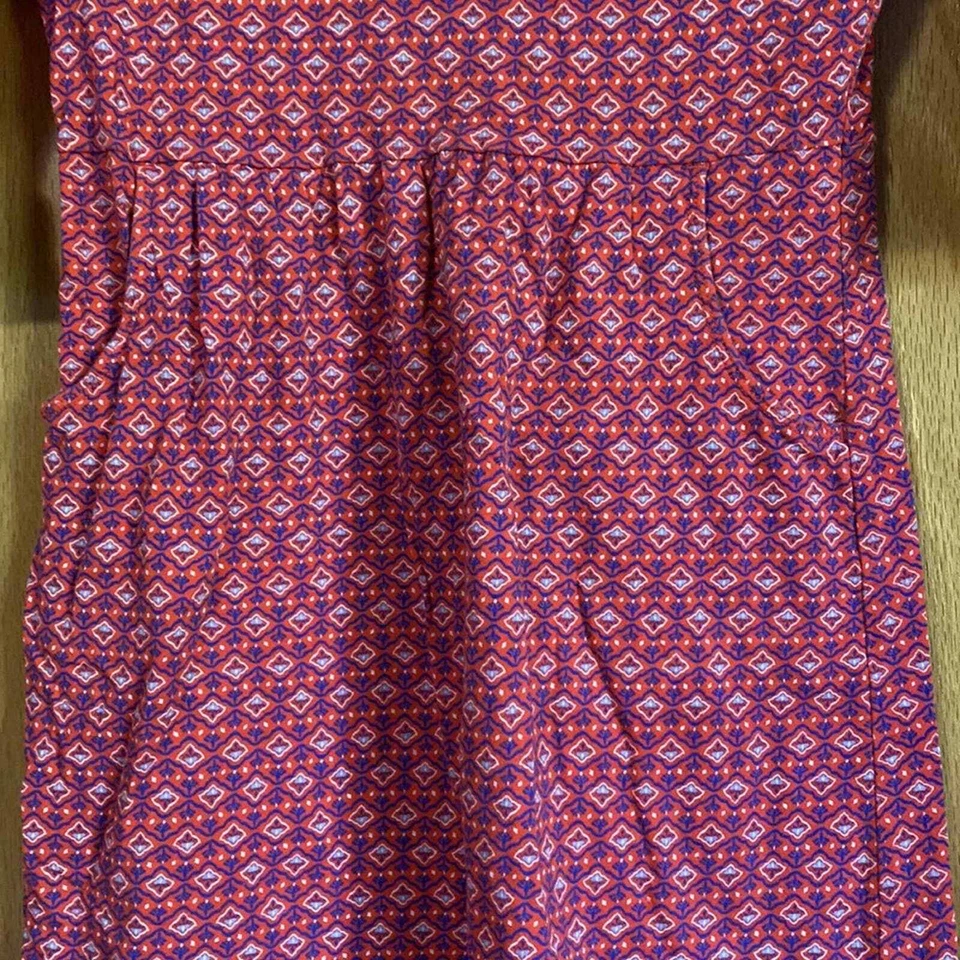 Vestido estampado naranja y azul para niñas Old Navy (10/12) Foto 3 de 4