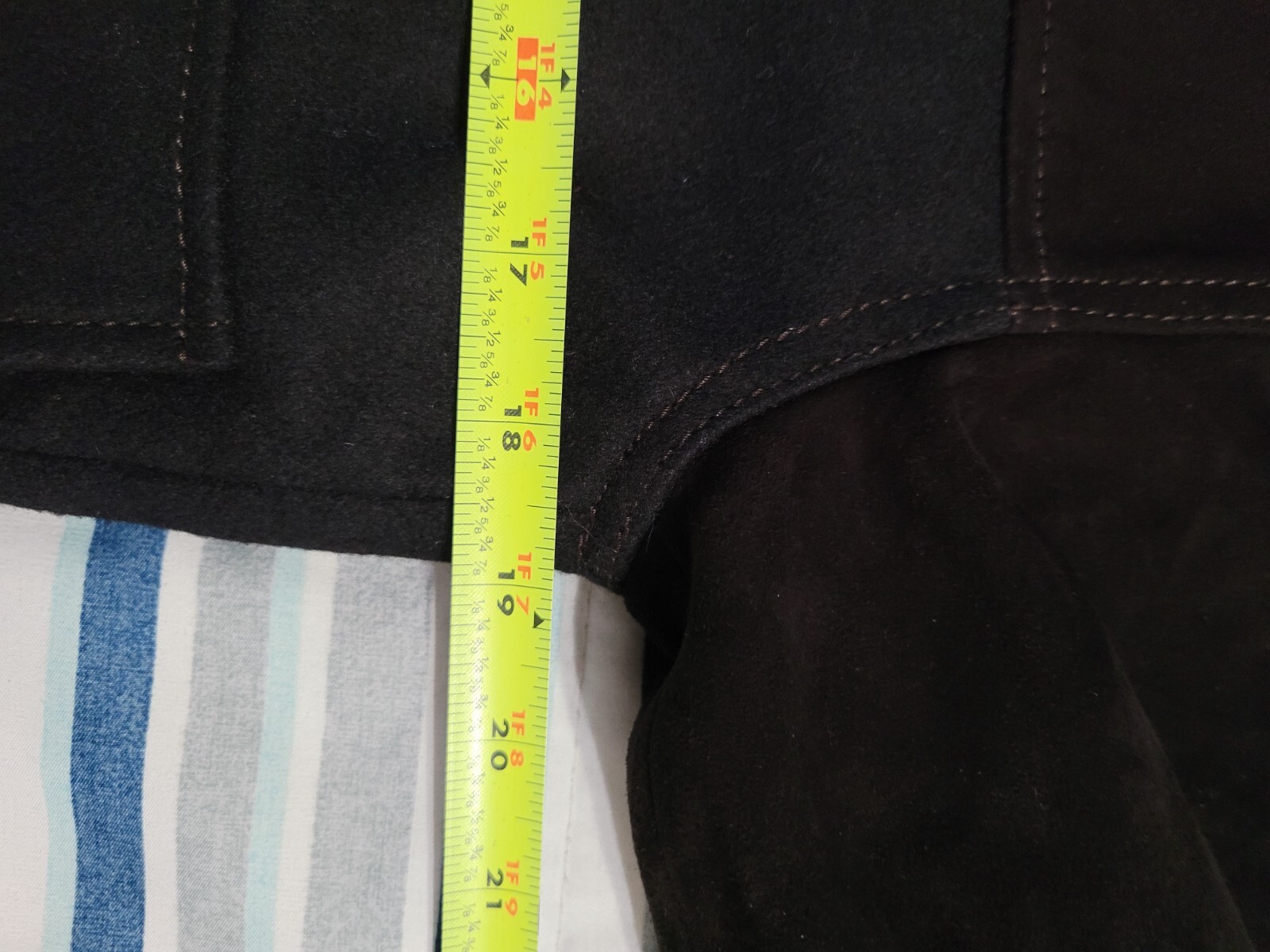 RARE ZARA Man Limited Edition Medium Goat Leather Black Jacket image 7