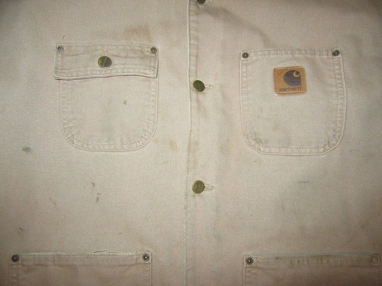 CL/VINTAGE MEN'S CARHARTT C02SDL BLANKET LINED COAT/JACKET/TAN/SIZE 2XL/UNION! image 7