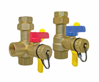 Webstone Isolator - 3/4'' Sweat - Isolation Valve kit w/ 150 PSI Relief Valve
