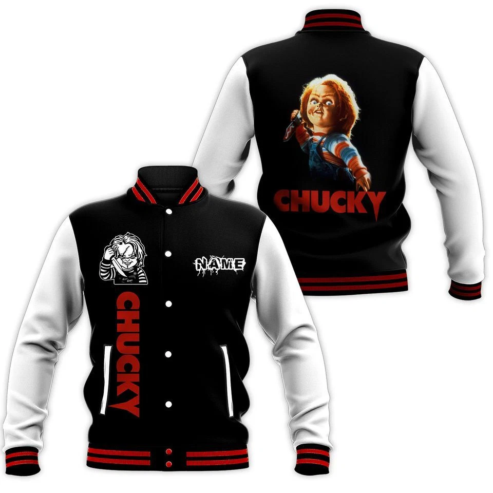 Personalized Chucky Baseball Jacket