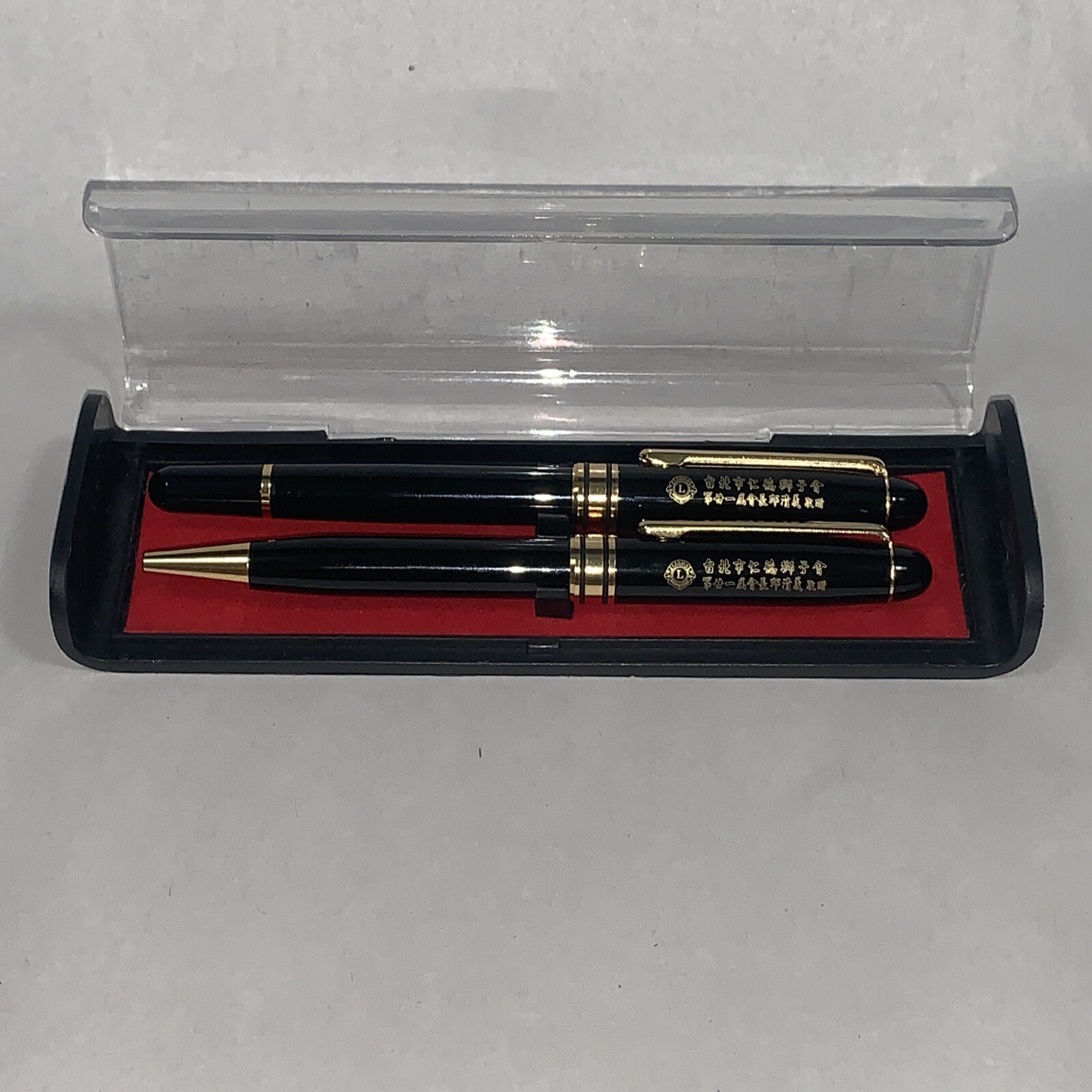Vintage Lions Club International Fountain and Ballpoint Pen Set eBay