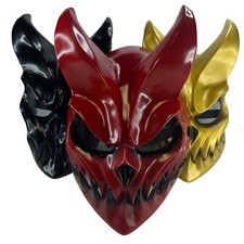 Demon Resin Mask Slaughter To Prevail Devil Darkness Demolisher Gold Black Red