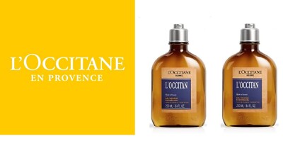 2 PC L'Occitane En Provence L'Occitan Men's Shower Gel 8.4 oz X 2 New in Box