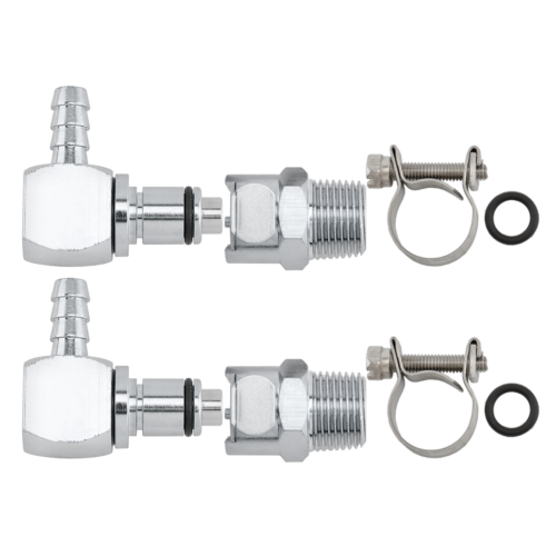 For Triumph Gas Fuel Line Hose Pump Metal Quick Release Disconnect Coupling Set - Picture 6 of 11