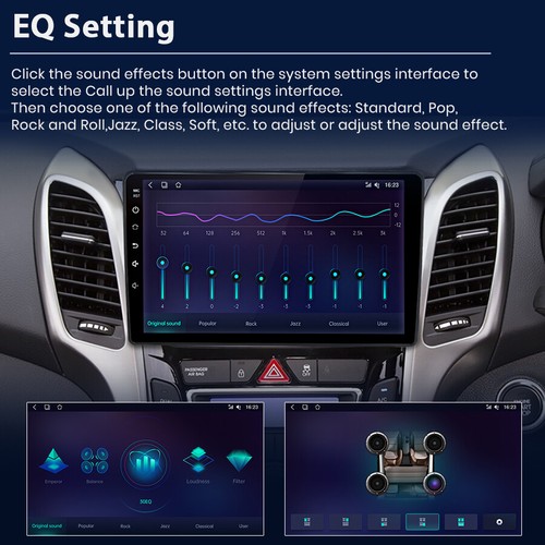 For Hyundai I30 GD 2012-2017 Android13 Car Stereo Radio GPS Navi WIFI Carplay - Picture 9 of 20