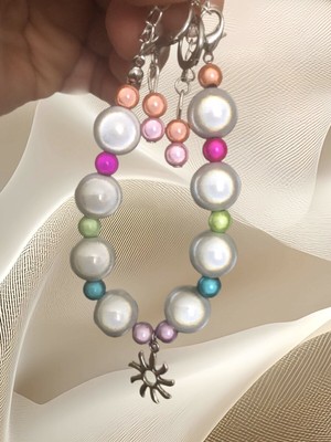 Magic Pearls Armband Mit Ohrringe Handmade