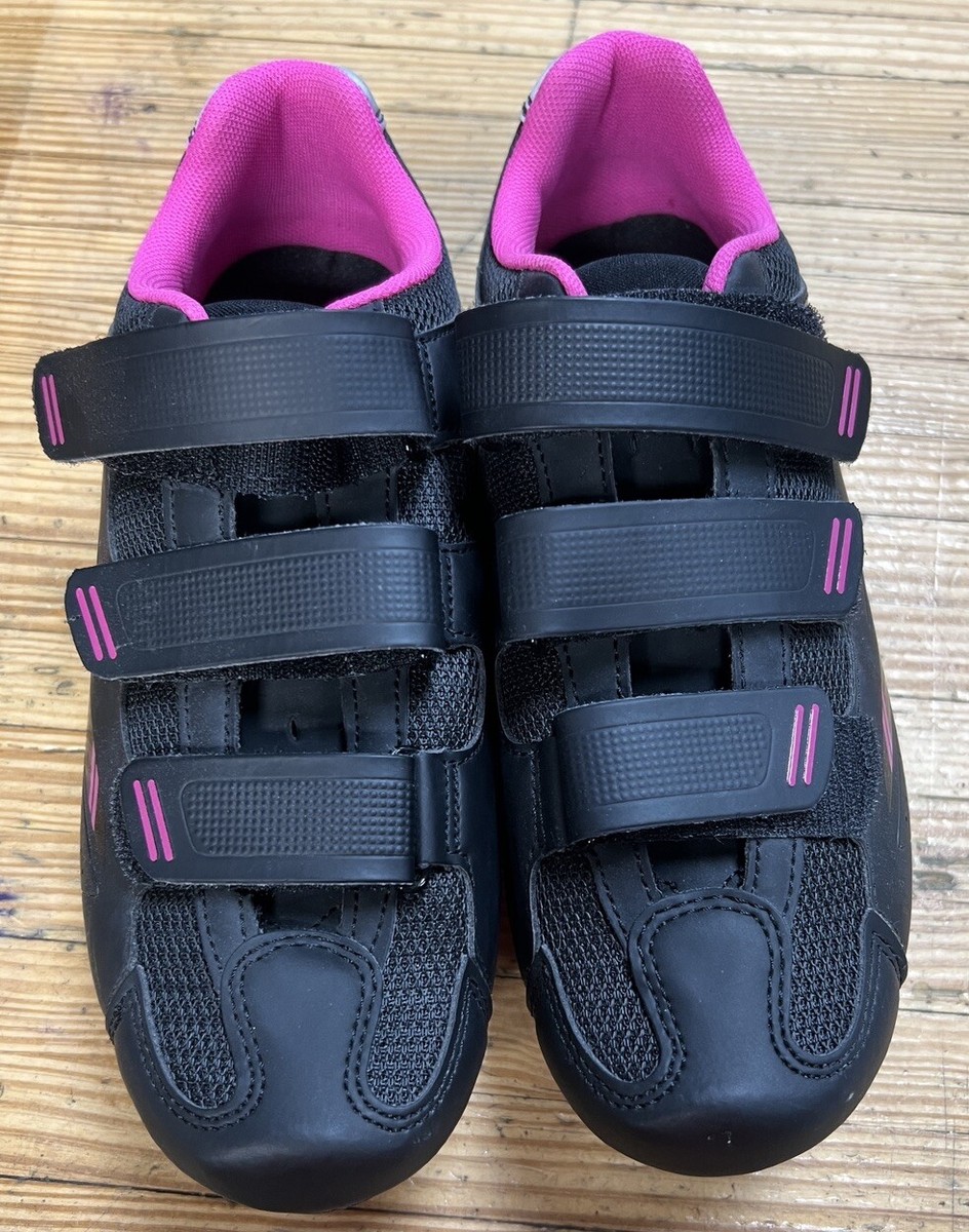 Tommaso Women's Pista 100 Cycling Shoes Size Black/Pink UK