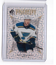 2021-22 SP Authentic Pageantry Rookie Card P-76 Scott Perunovich St Louis Blues