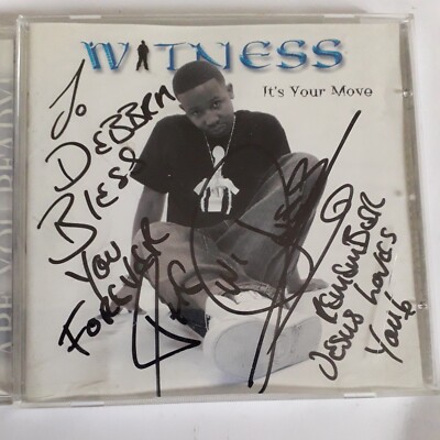 WITNESS ITS YOUR MOVE CD ALBUM SIGNED COVER AUTOGRAPH MESSENGER SHAHZAD PREACHER