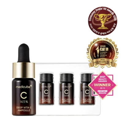 【medicube】 DEEP VITA C SERUM セット MEDICUBE Deep Vita C Ampoule (10ml x 3 pcs) – Skin Cupid