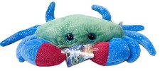 Blue Crab Plushy Toy Under the Sea Friends NEW Fast Free Ship