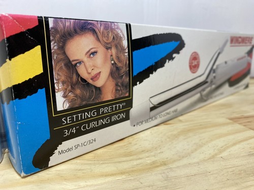 ✅Vintage 90’s ✅Windmere Curling Iron ✅Setting Pretty ✅3/4" ✅New In Box✅SP-1C/324