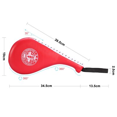 Paracolpi Doppio Per Taekwondo E Karate - 39.5x19x5 Cm Per Allenamento Calci - Foto 12