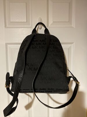 MICHAEL KORS Abbey Large BACKPACK MK Signature Jacquard Logo | eBay MICHAEL KORS Abbey Large BACKPACK MK Signature Jacquard Logo | eBay
