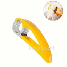 Banana Slicer Fruit Vegetable Cutter Sausage Cucumber Knife Kitchen Bar Tools US