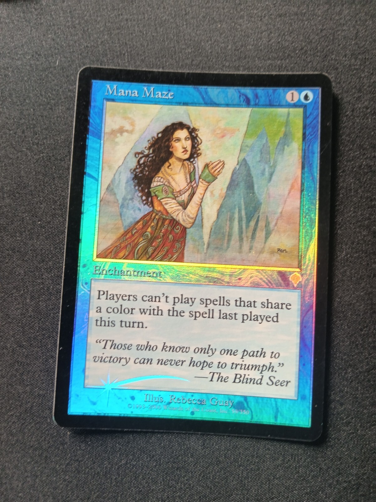 Mana Maze Foil Invasion NM Rare Blue Enchantment MTG