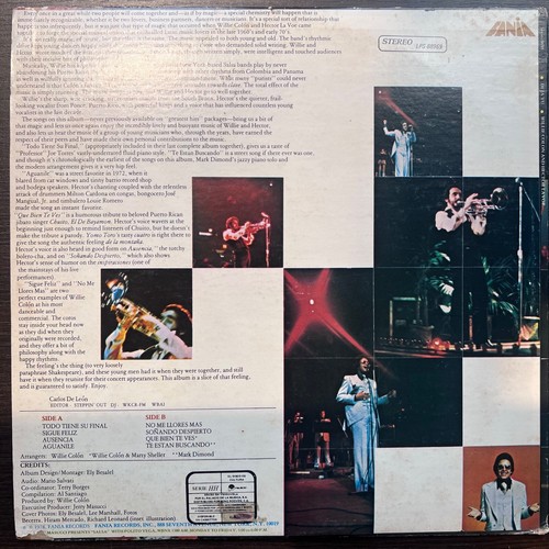 HECTOR LAVOE / WILLIE COLON TROMBON DEJA VU SALSA DURA AGUANILE/ TODO TIENE SU.. - Picture 4 of 4