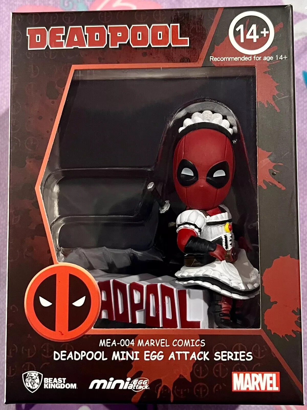 Beast Kingdom Marvel ComicsMea-004Deadpool Servant Mini Egg Attack Action Figure