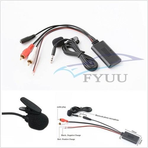 Car Wireless Bluetooth Receiver Module AUX Adapter Music Audio Stereo