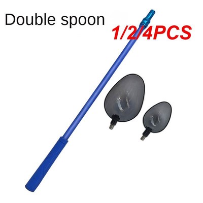 1/2/4PCS 88cm Baiting Throwing Spoon With Handle Metal Throw Stick Carp Fishing