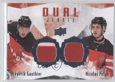 2015 Team Canada Juniors Jerseys Dual Frederik Gauthier Nicolas Petan 7i2