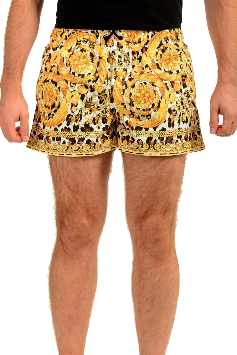 VERSACE ゴールドバロック柄 海パン Mサイズ Versace Men's Swim Board Shorts for sale | eBay