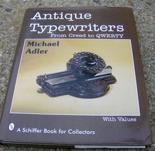 ANTIQUE TYPEWRITERS book typewriter reference SCHIFFER price guide MANY PHOTOS thumbnail