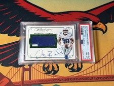 2015 Dez Bryant Panini Flawless GAME-USED Patch ON-CARD Auto /5 PSA 8🔥COWBOYS🔥