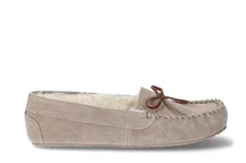 Womens Lined Suede Moccasin Slippers (Size 8) BRAND NEW W TAGS