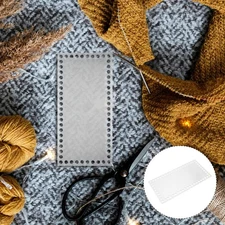  10pcs Acrylic Crochet Bag Bottoms Base 2mm Rectangle Purse Shaper Clear Weaving