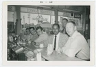 1950s African American Man Lunch Counter White Men Coca Cola Vintage Photo