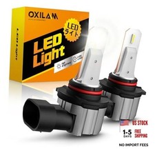 LED Fog Bulbs, 500 Super Bright 6500K Cool White HB4 Fog Lights, 1:1 9006