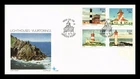Dr Jim Stamps South Africa First Day Cover Lighthouses 1988 4v Set Monarch Size