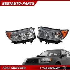 1 Pair For 2006 2007 2008 Subaru Forester Headlights Assembly Left+Right 06-08