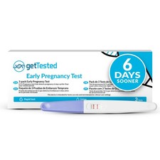 getTested 3-in1 Early Detection Pregnancy Test White
