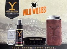 Men  s Gift Set - Wild Willie's Yellowstone Beard Care Kit - The Wrangler