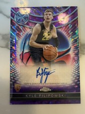 2024-25 Topps Chrome Certified Rookie Autographs Kyle Filipowski Purple