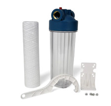 Complete Water Filter Set 3/4" Housing, Bracket, Spanner,  5Mic String Cartridge