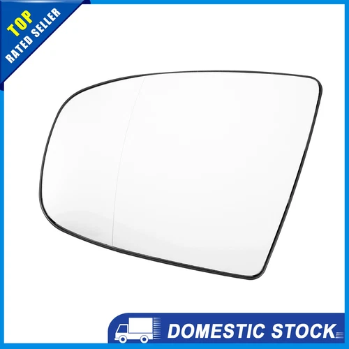 Pack of 1 for BMW X5 2007-2013 Car Rearview Left Side Heated Clear Mirror Glass
