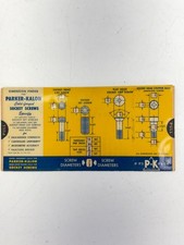 Vintage Parker-Kalon Socket Screws Dimension Finder Slide Rule Chart Tool P-K