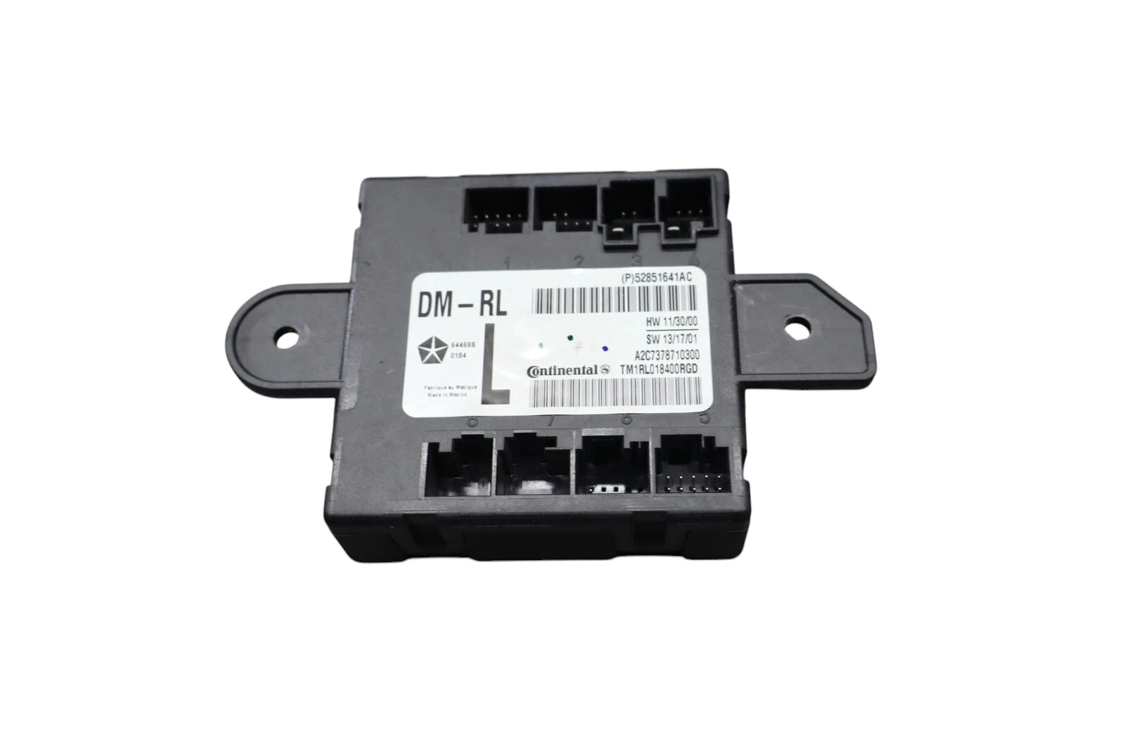 14-17 Maserati Ghibli Rear Left Side Door Computer Control Module 52851641AC Oem