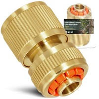 Schlauchverbinder 1/2'' Schnellkupplung Kupplung Aus Messing Schlauchkupplung