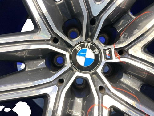 2020 BMW M8 20X10.5 M SPORT 5 DOUBLE SPORT WHEEL RIM W/ MACHINED FACE *SCUFFS* - Picture 6 of 16