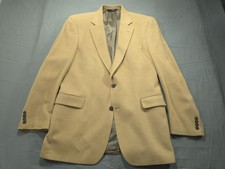 Vintage Jos A Bank Blazer Mens 44 Long Camel Hair Jacket Coat